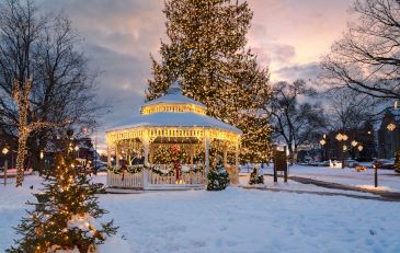 Gazebo in Winter