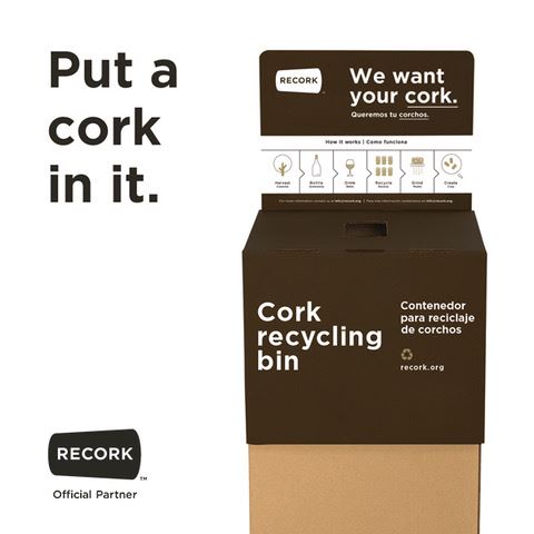Cork Recycling Box 