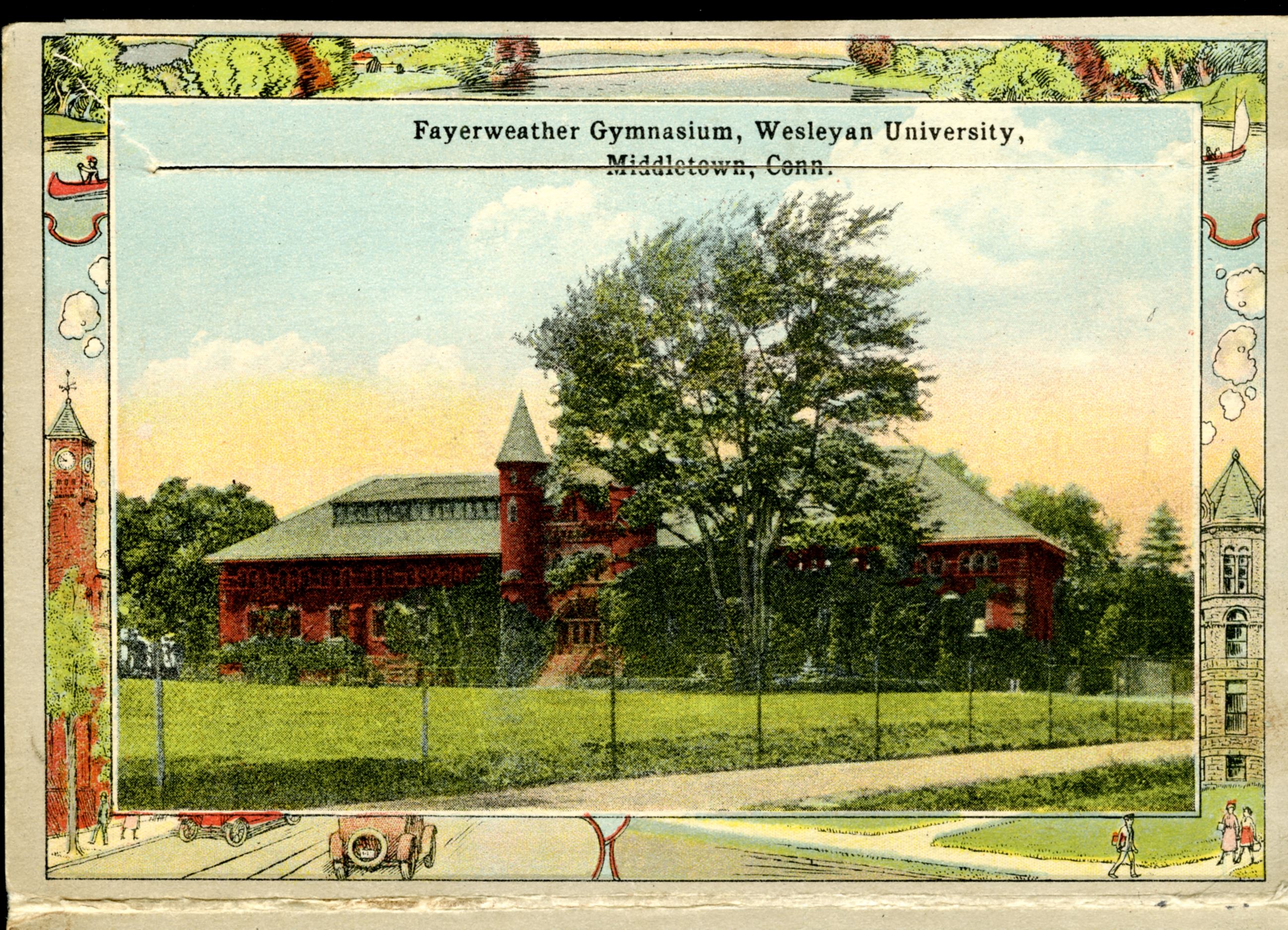Historical Image of Fayerweather Gymnasium, Wesleyan University