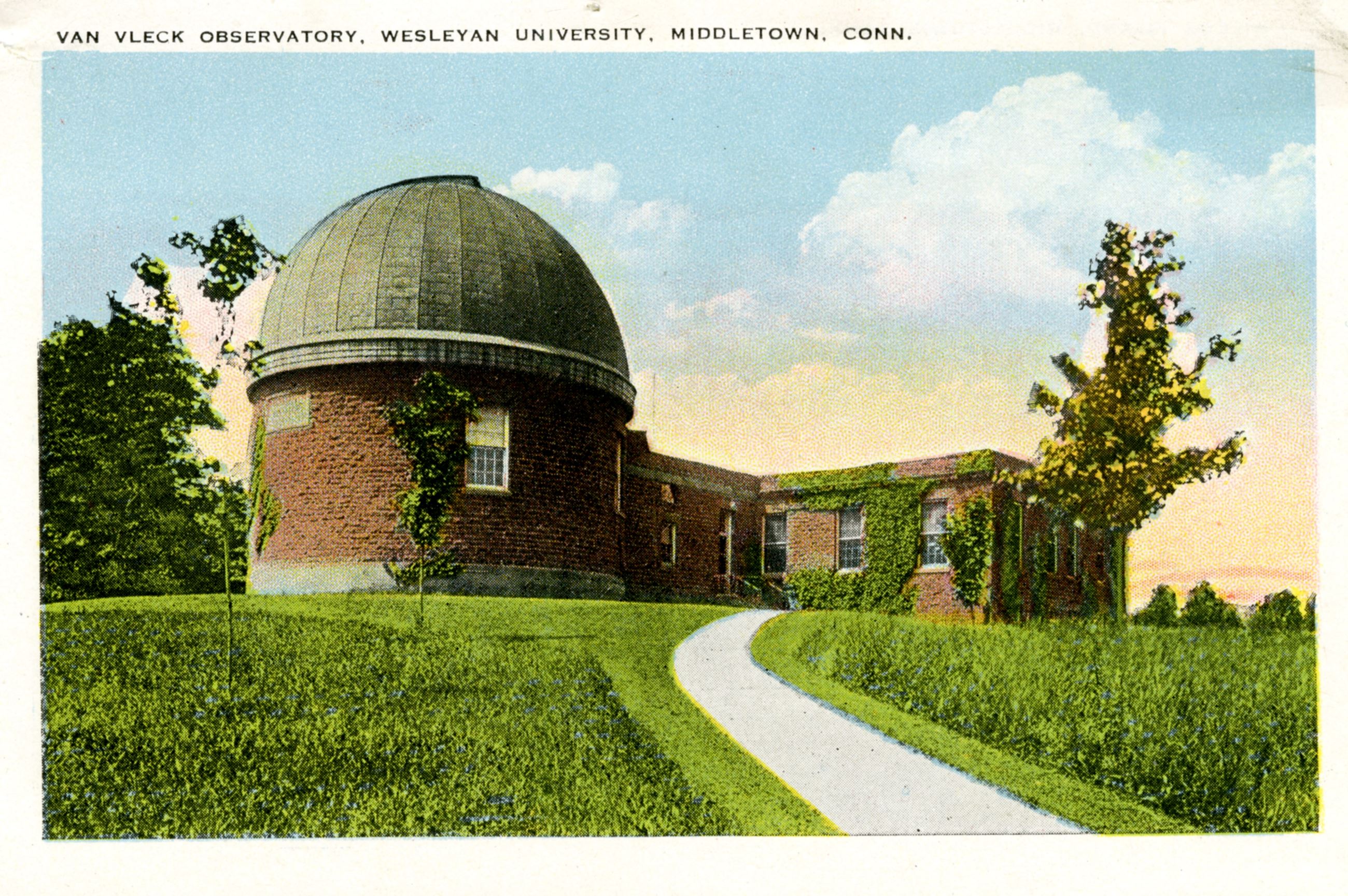 Historical Image of Van Vleck Observatory, Wesleyan University