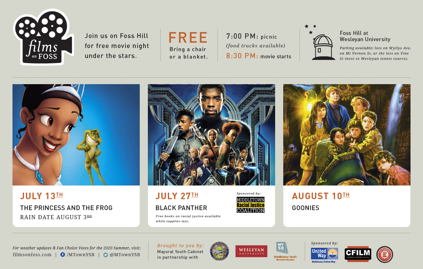 Poster for Films on Foss 2019