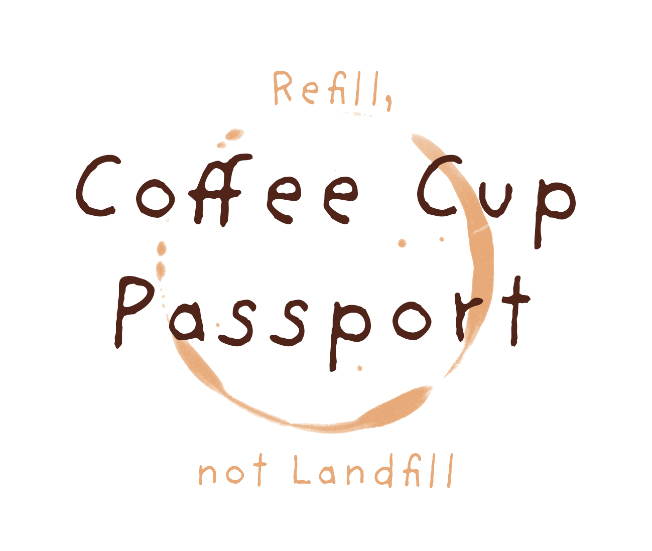 Refill Not Landfill Logo BrownBlack