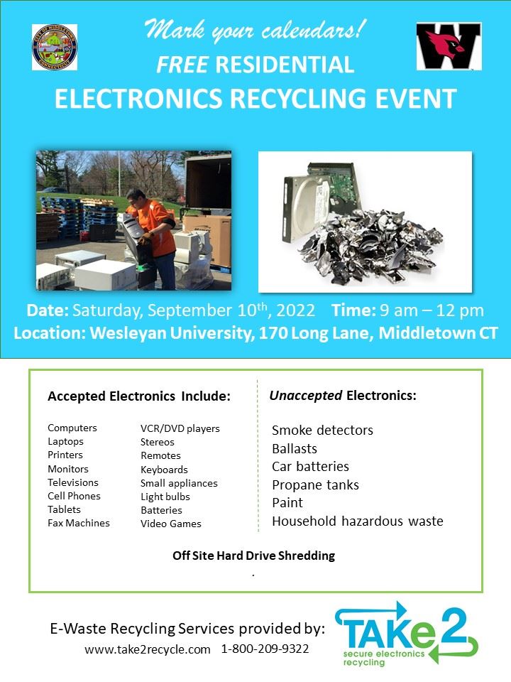 EWASTE Collection Event Fall 2022