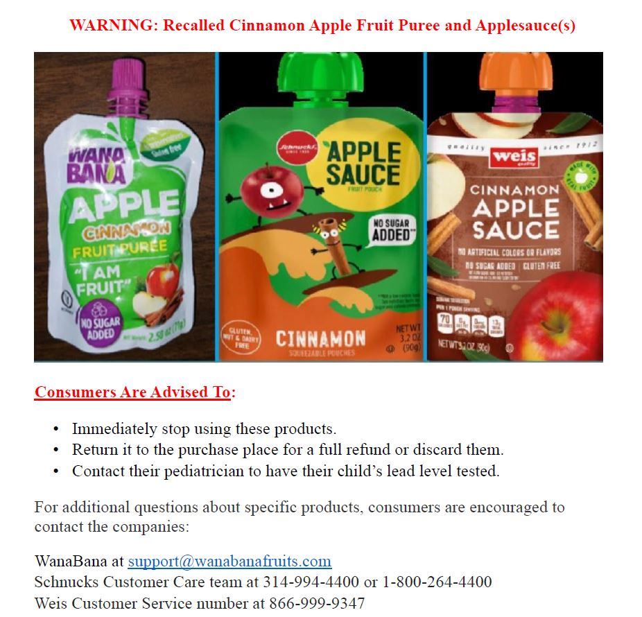 WanaBana Recall Notice