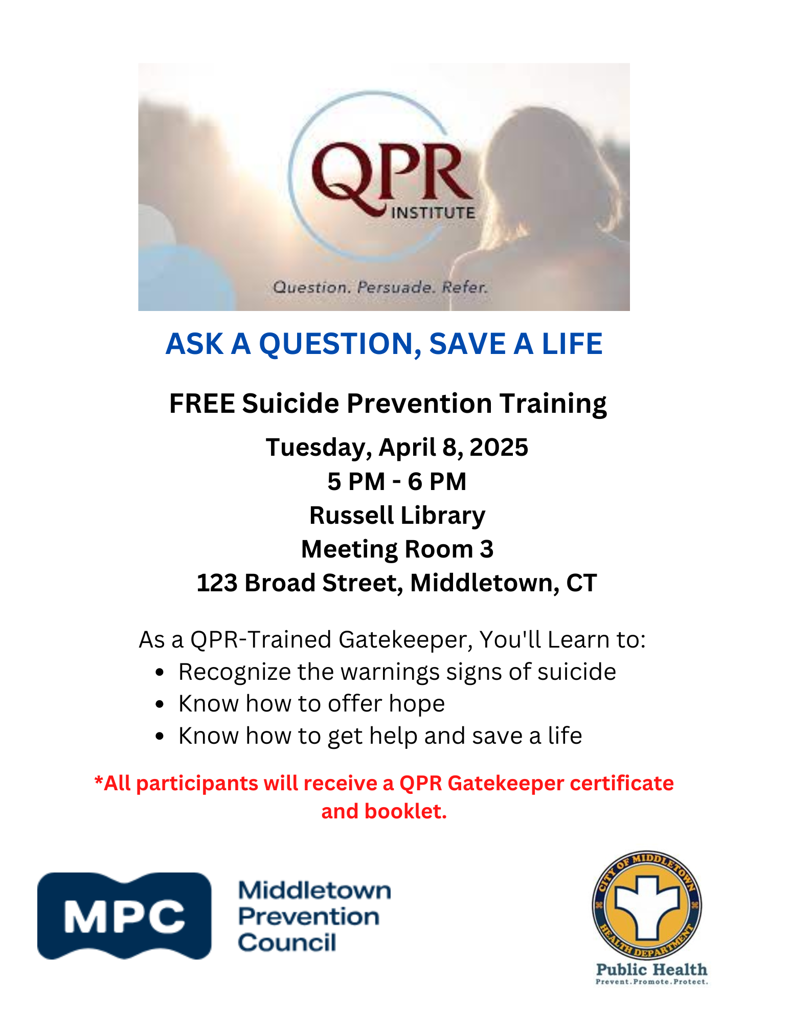 QPR Training April 8, 2025