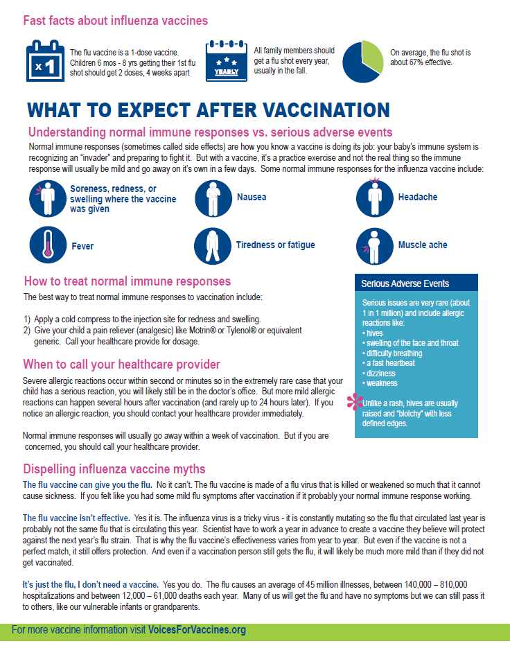 Flu Vaccine Fact Sheet 2