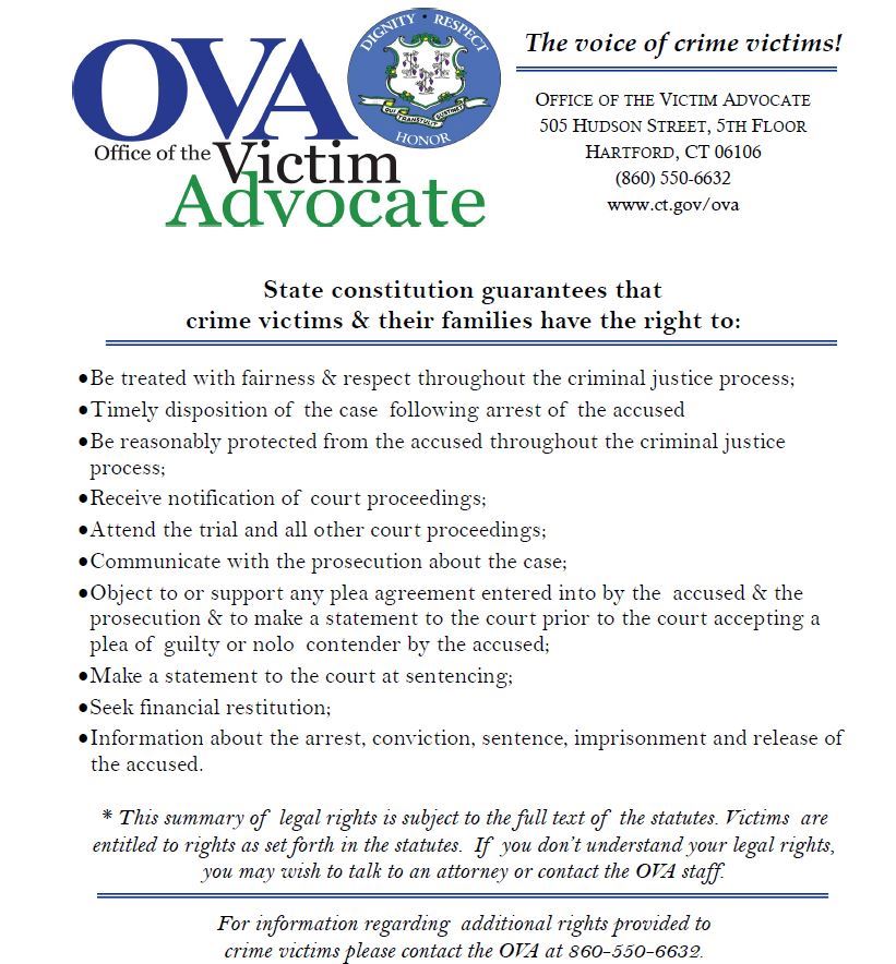 Crime Victim Rights (PDF)