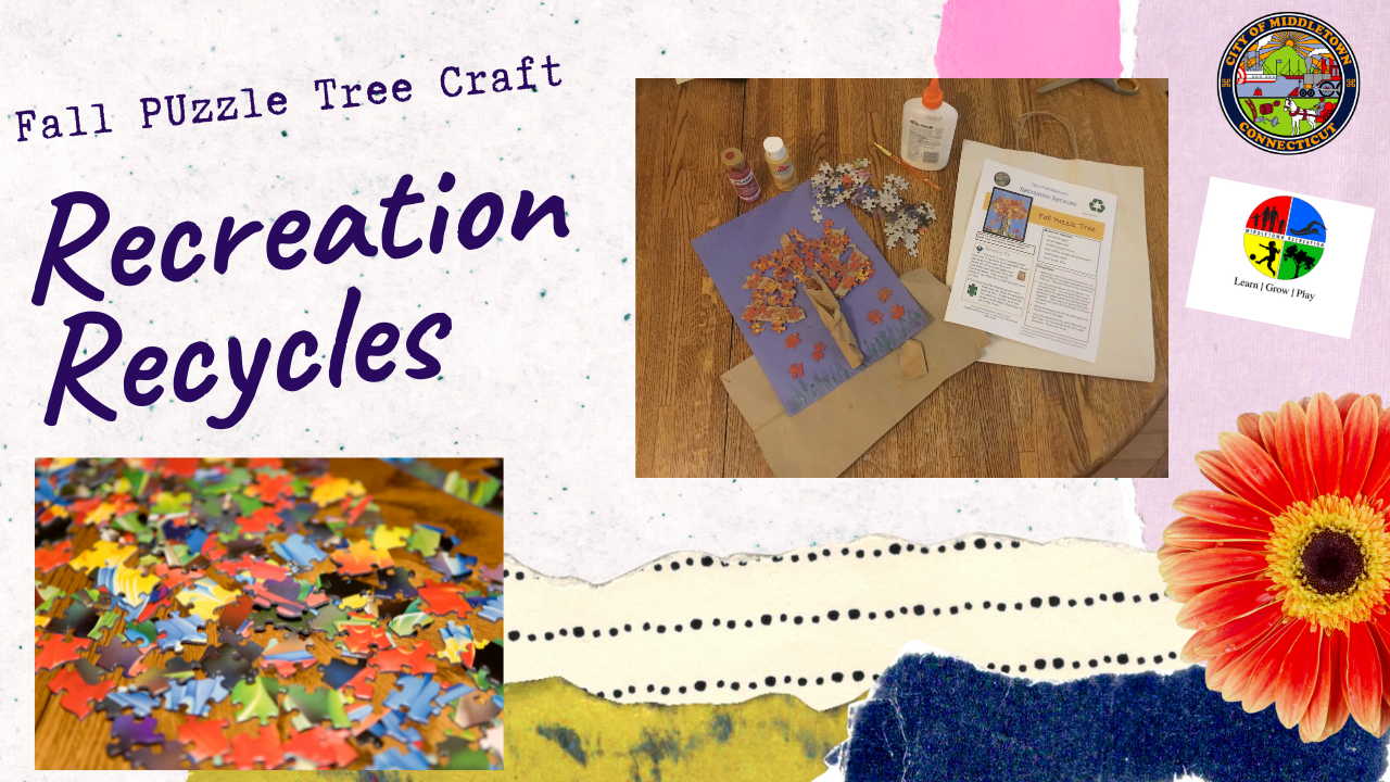 Recreation Recycles fall puzzle tree thumbnail